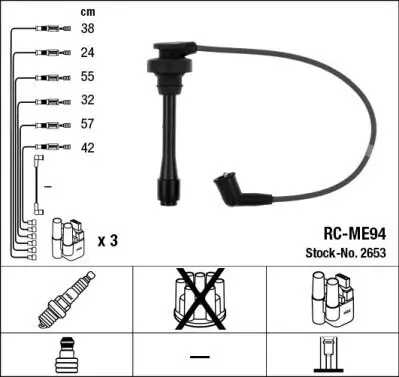 Zündleitungssatz NGK 2653
