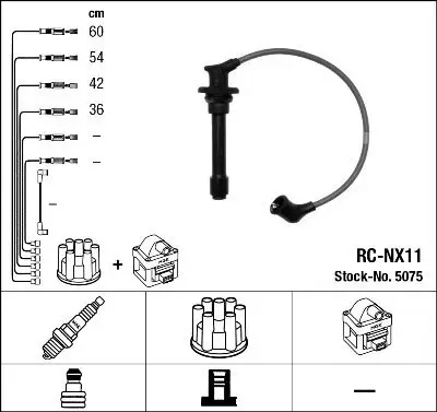 Zündleitungssatz NGK 5075