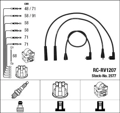 Zündleitungssatz NGK 2577