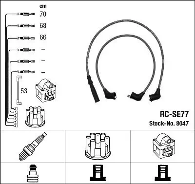 Zündleitungssatz NGK 8047