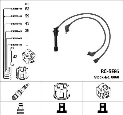 Zündleitungssatz NGK 8068