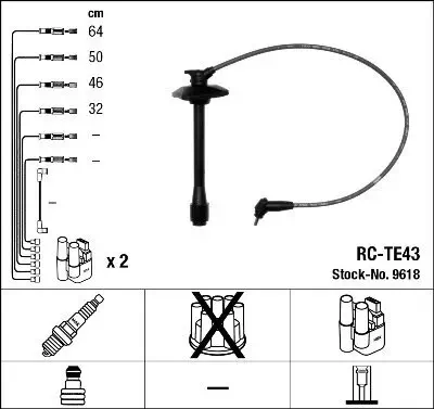 Zündleitungssatz NGK 9618