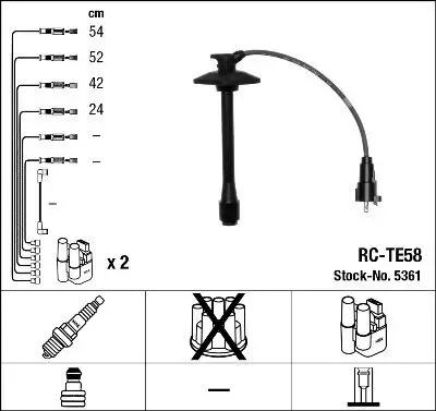 Zündleitungssatz NGK 5361