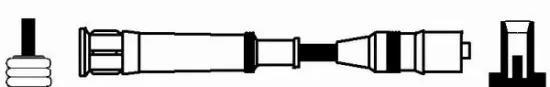 Zündleitung NGK 38717 Bild Zündleitung NGK 38717