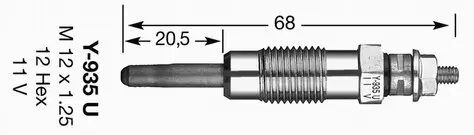Glühkerze 11,0 V NGK 4791 Bild Glühkerze 11,0 V NGK 4791