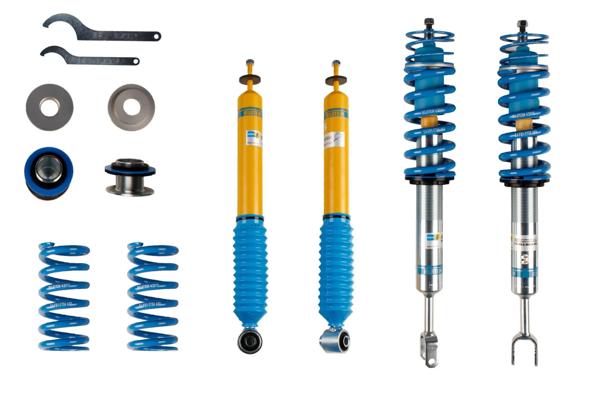 Fahrwerkssatz, Federn/Dämpfer Hinterachse Vorderachse BILSTEIN 47-119444