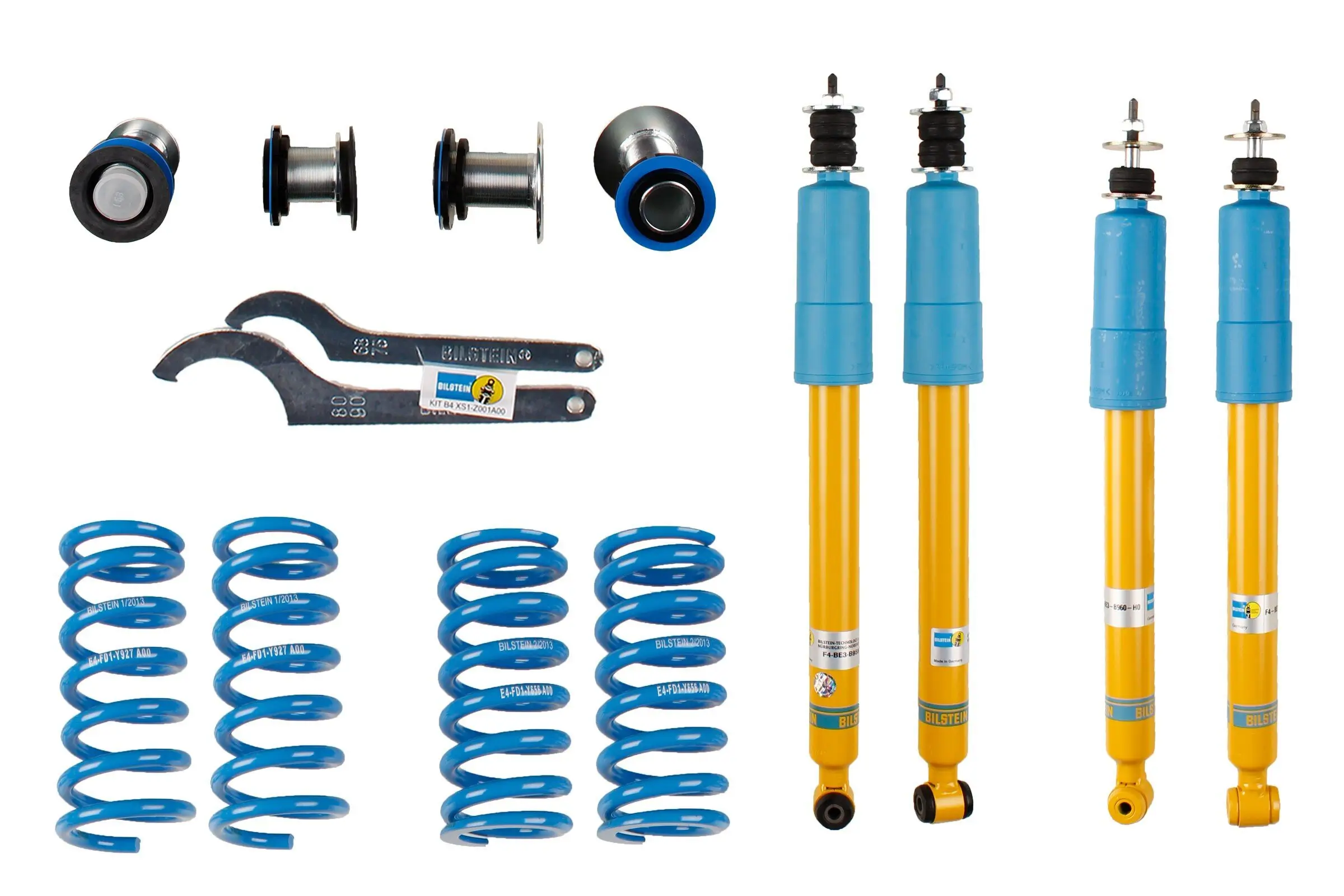Fahrwerkssatz, Federn/Dämpfer Hinterachse Vorderachse BILSTEIN 47-119536