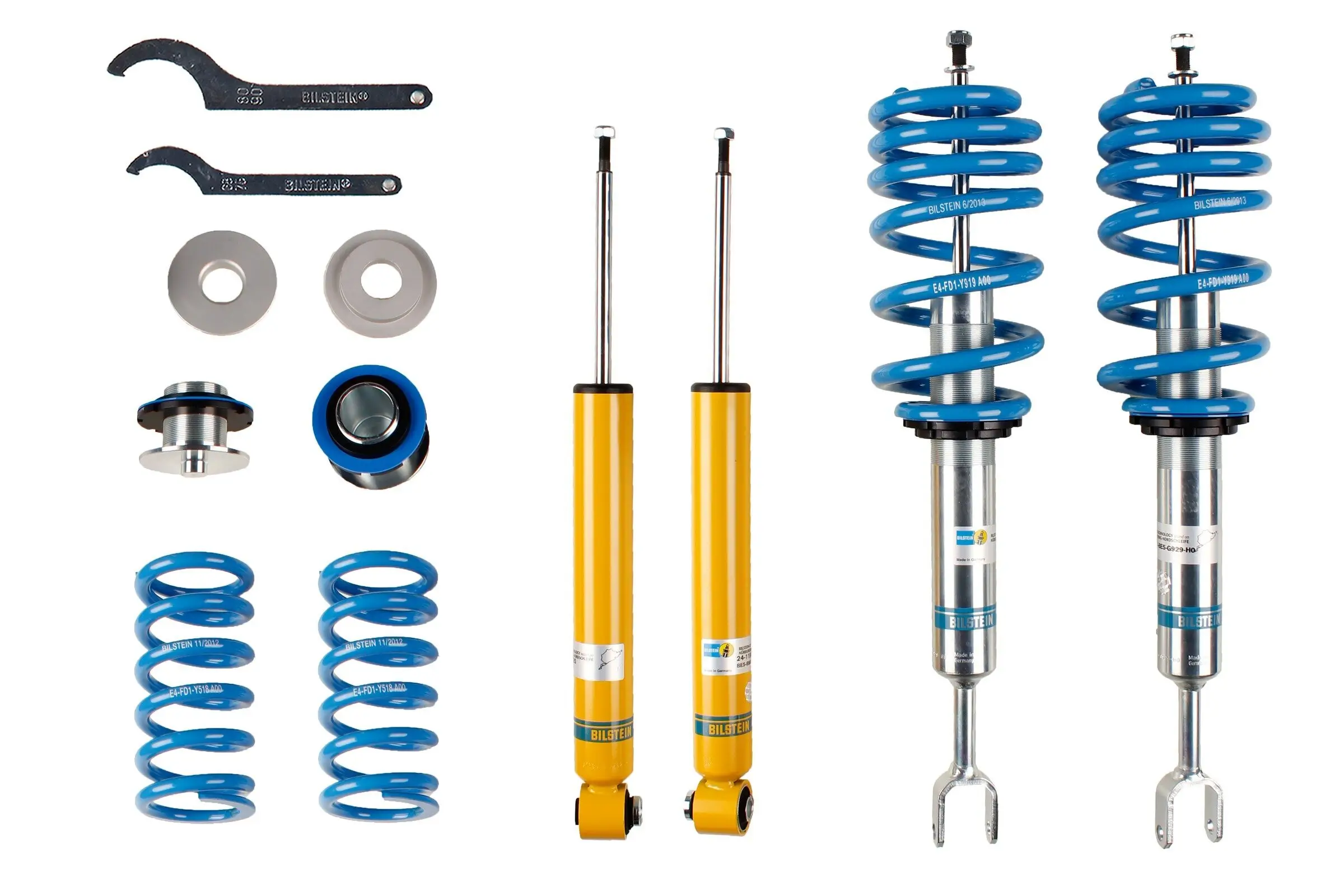 Fahrwerkssatz, Federn/Dämpfer Hinterachse Vorderachse BILSTEIN 47-169289