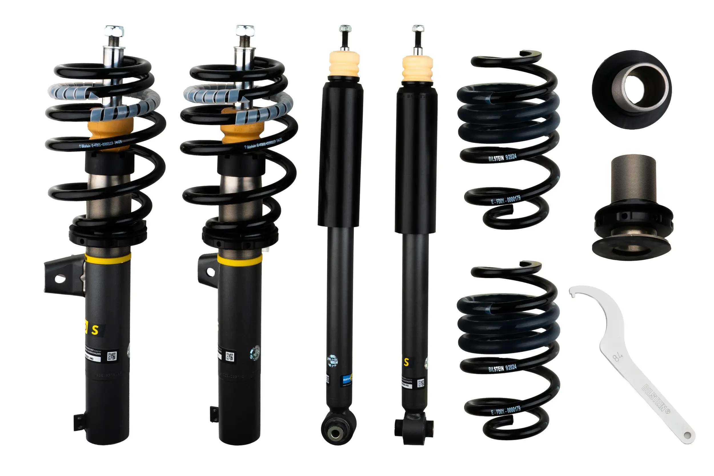 Fahrwerkssatz, Federn/Dämpfer Hinterachse Vorderachse BILSTEIN 47-334373