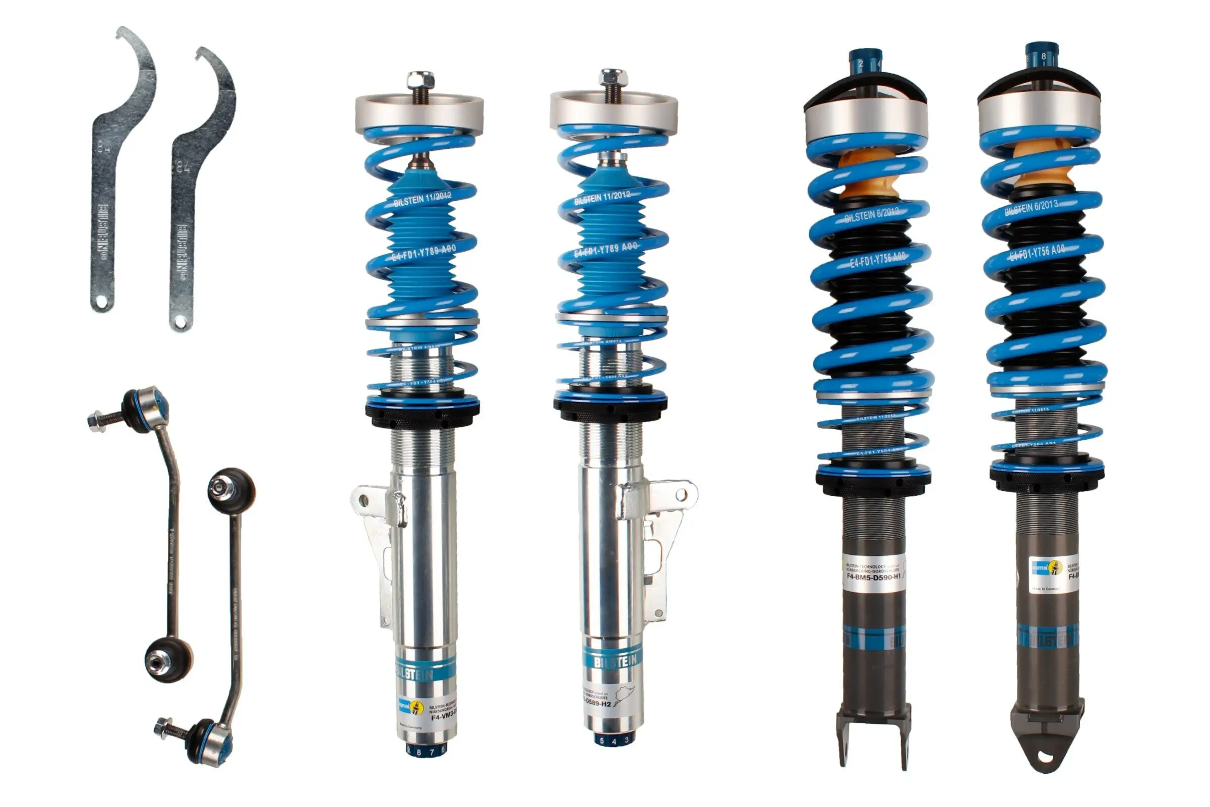 Fahrwerkssatz, Federn/Dämpfer Hinterachse Vorderachse BILSTEIN 48-136013