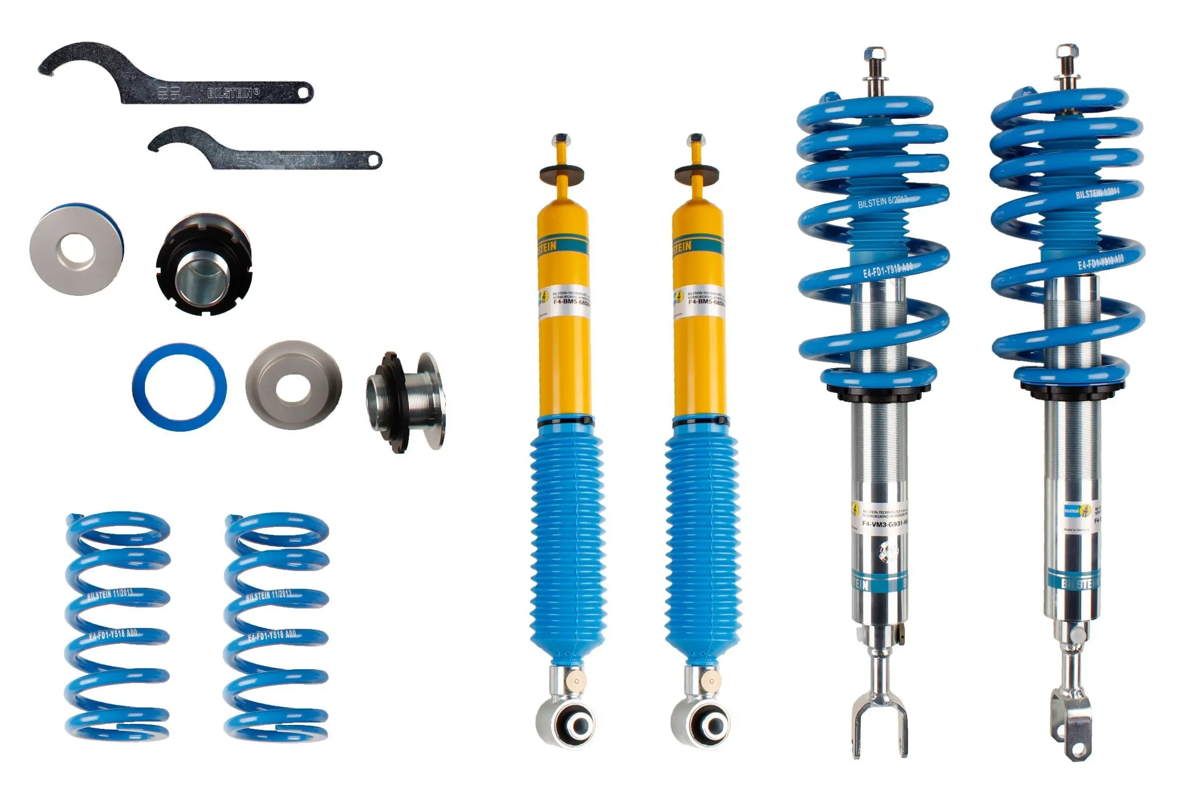 Fahrwerkssatz, Federn/Dämpfer Hinterachse Vorderachse BILSTEIN 48-169301