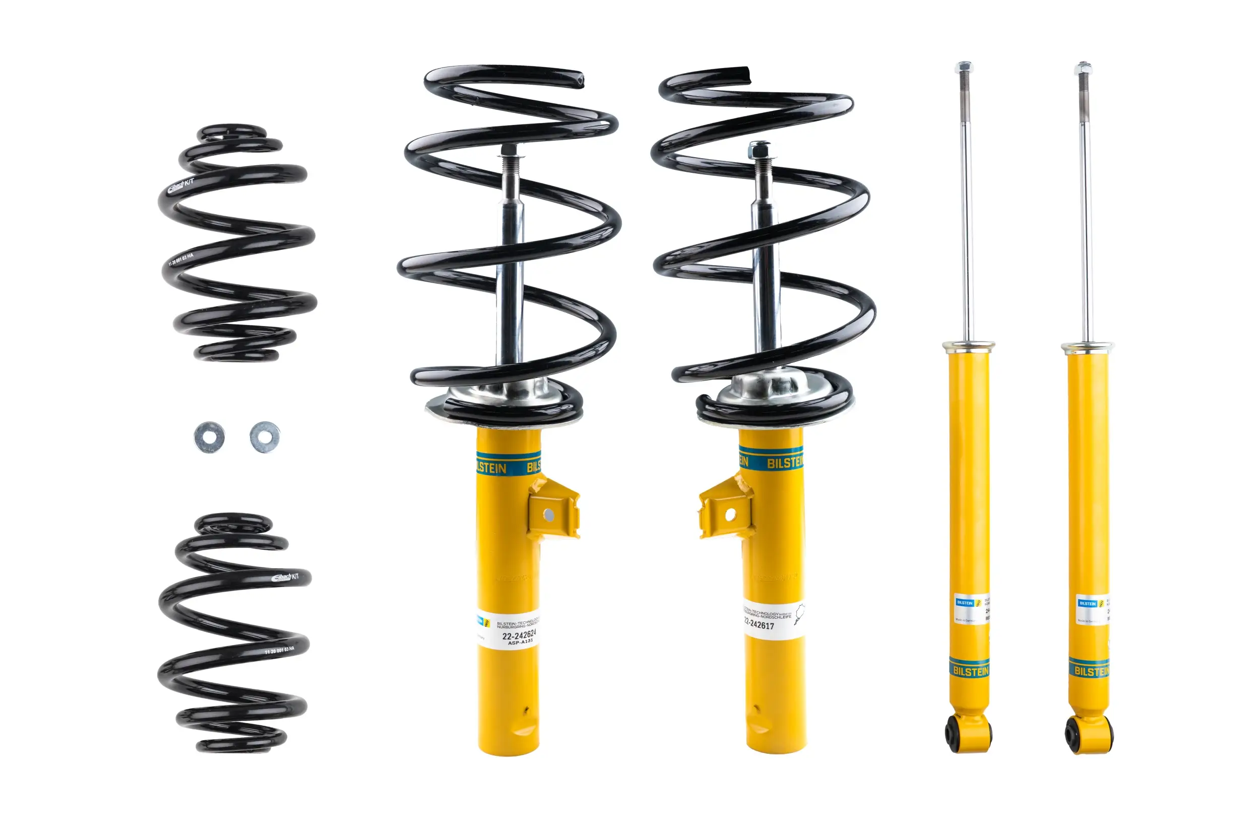 Fahrwerkssatz, Federn/Dämpfer Hinterachse Vorderachse BILSTEIN 48-279765