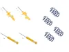 Fahrwerkssatz, Federn/Dämpfer Hinterachse Vorderachse KONI 1140-8898