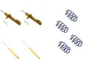 Fahrwerkssatz, Federn/Dämpfer Hinterachse Vorderachse KONI 1140-9881