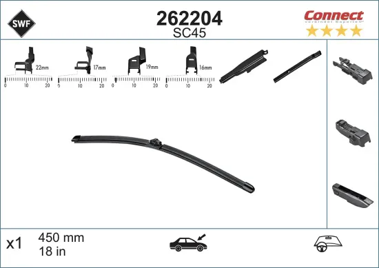 Wischblatt SWF 262204 Bild Wischblatt SWF 262204