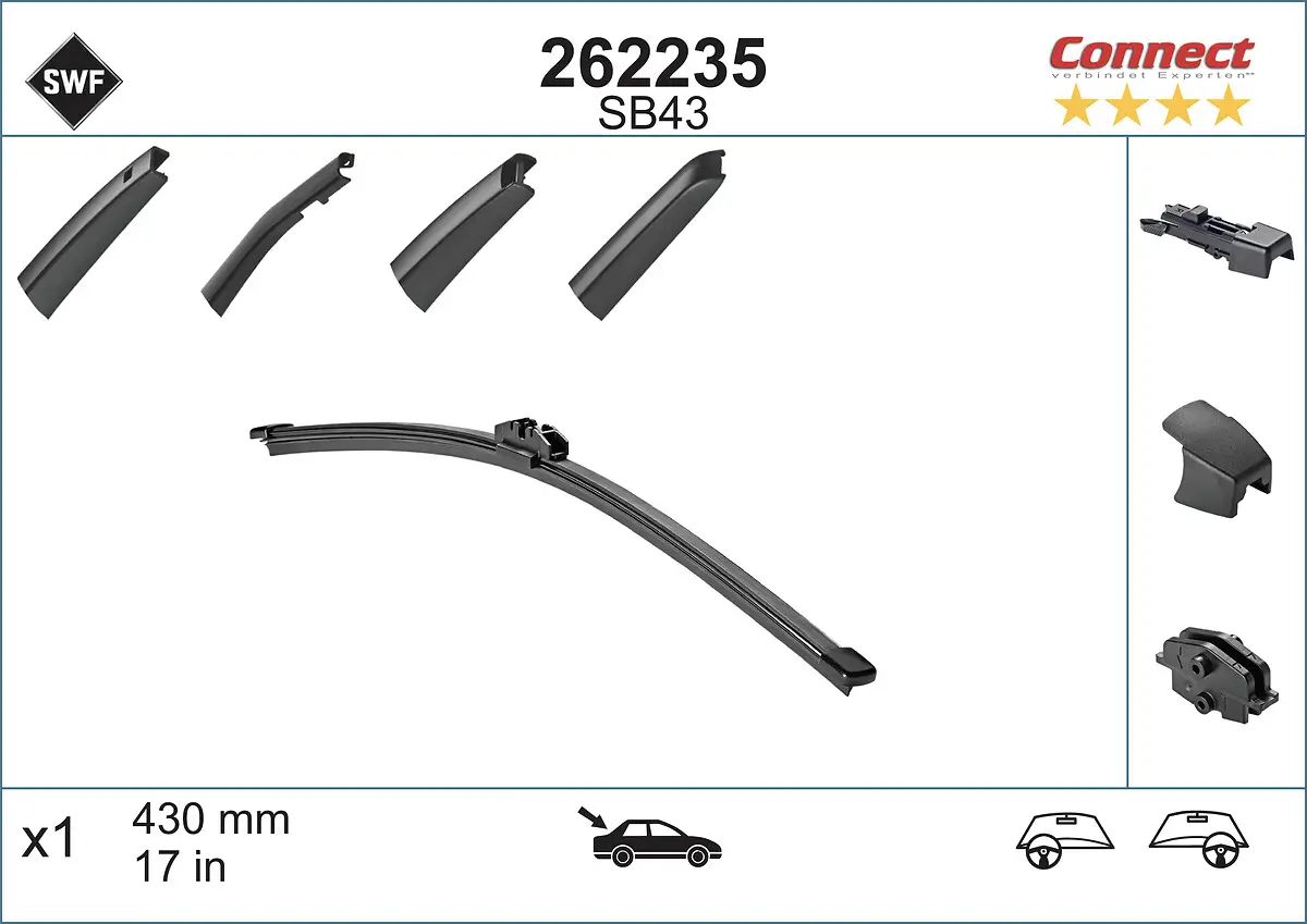 Wischblatt hinten SWF 262235