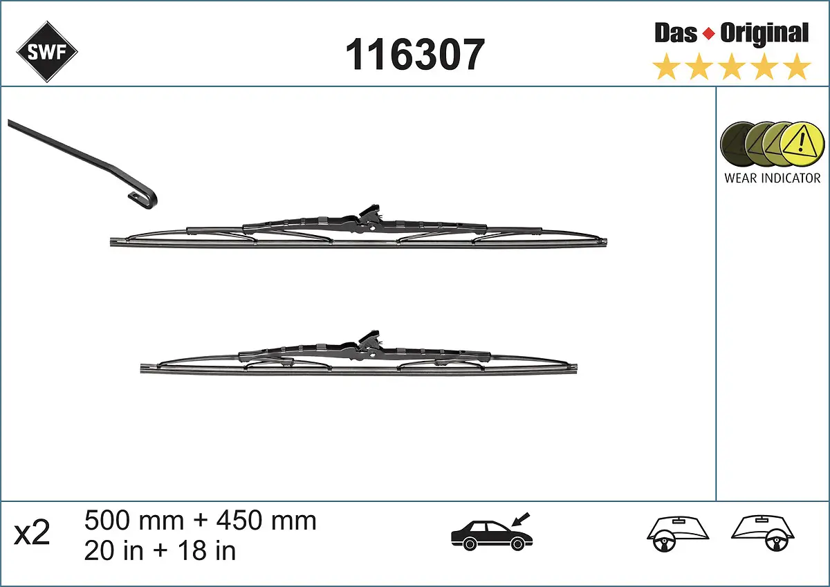 Wischblatt vorne SWF 116307