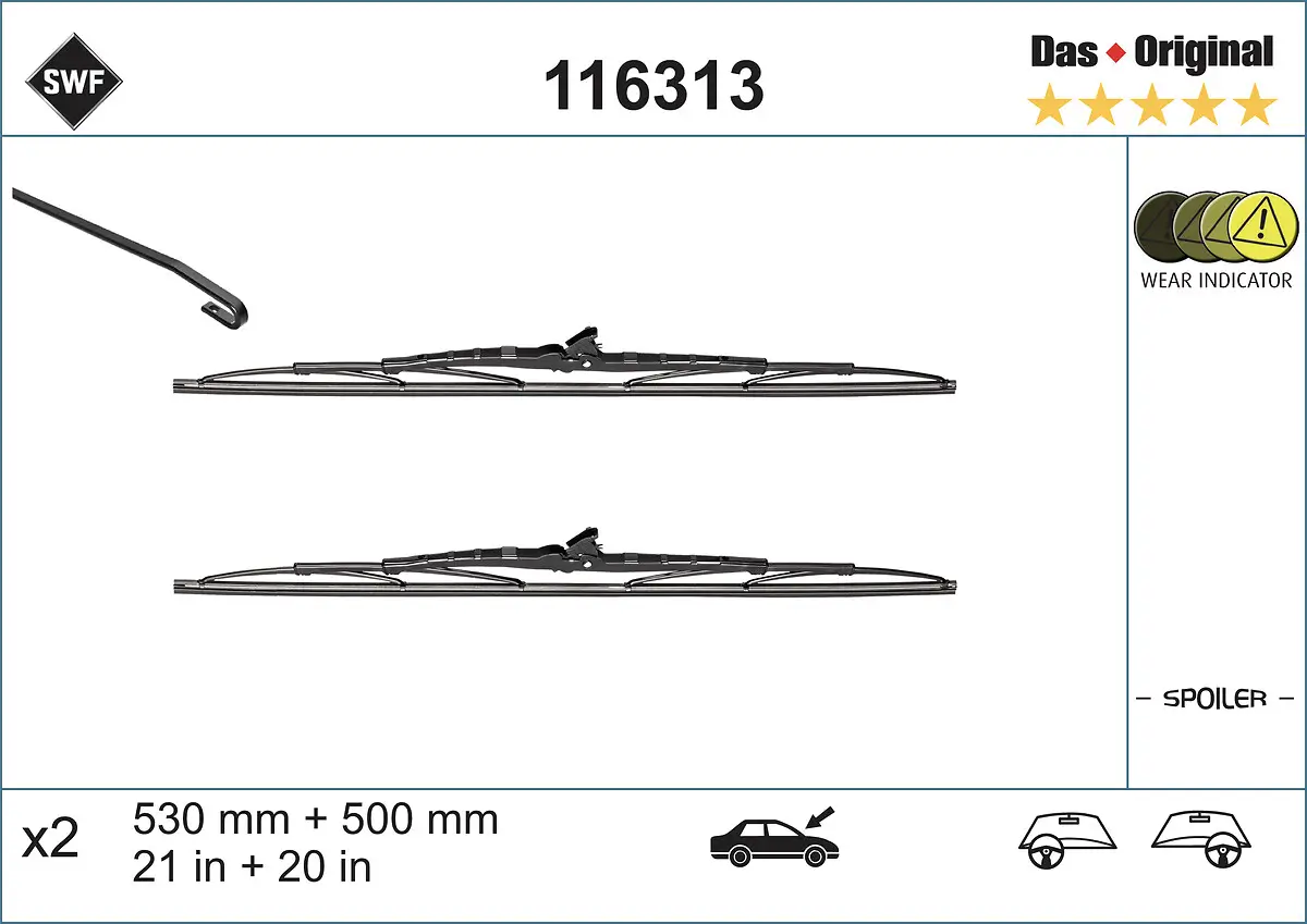 Wischblatt vorne SWF 116313