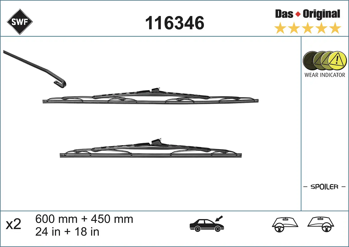 Wischblatt vorne SWF 116346