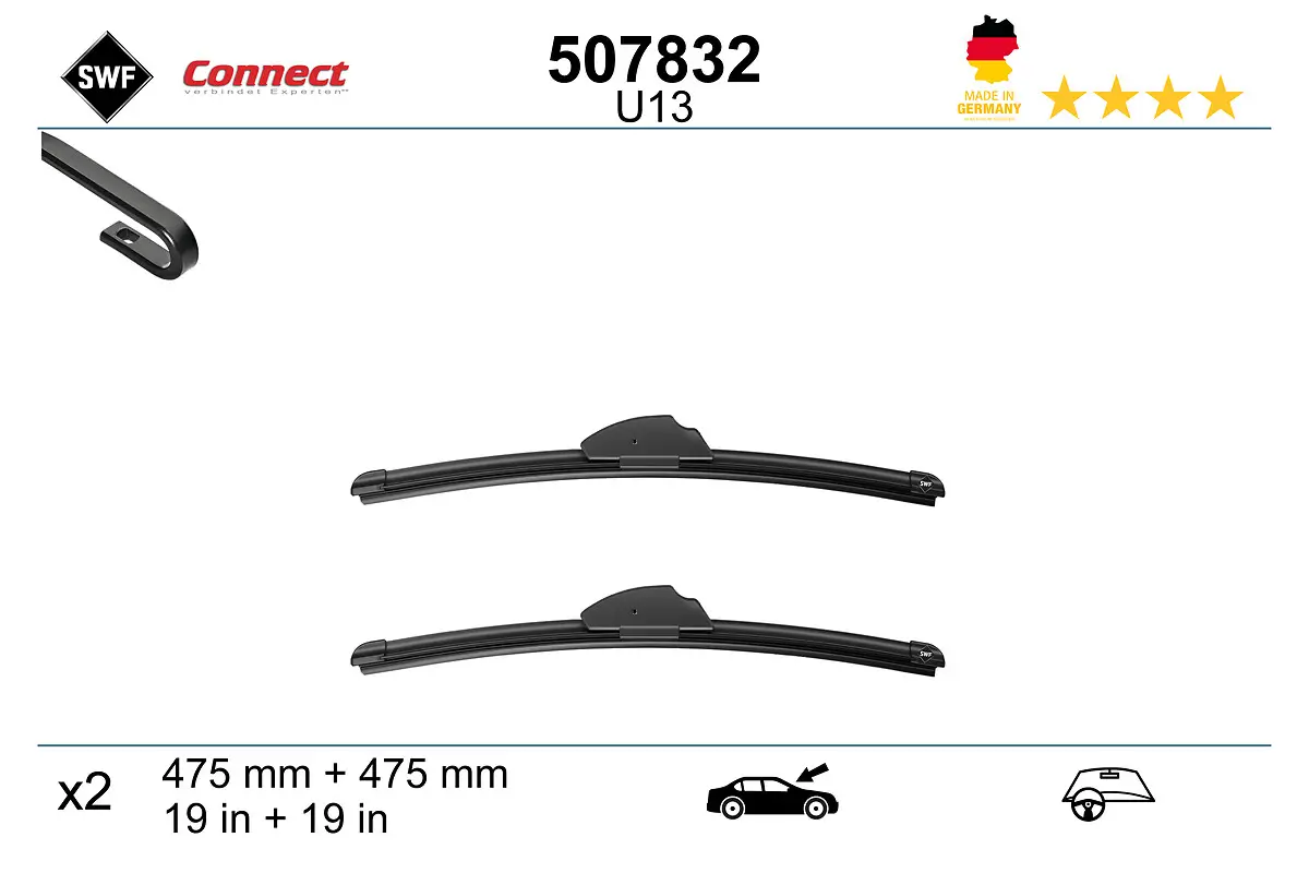 Wischblatt vorne SWF 507832