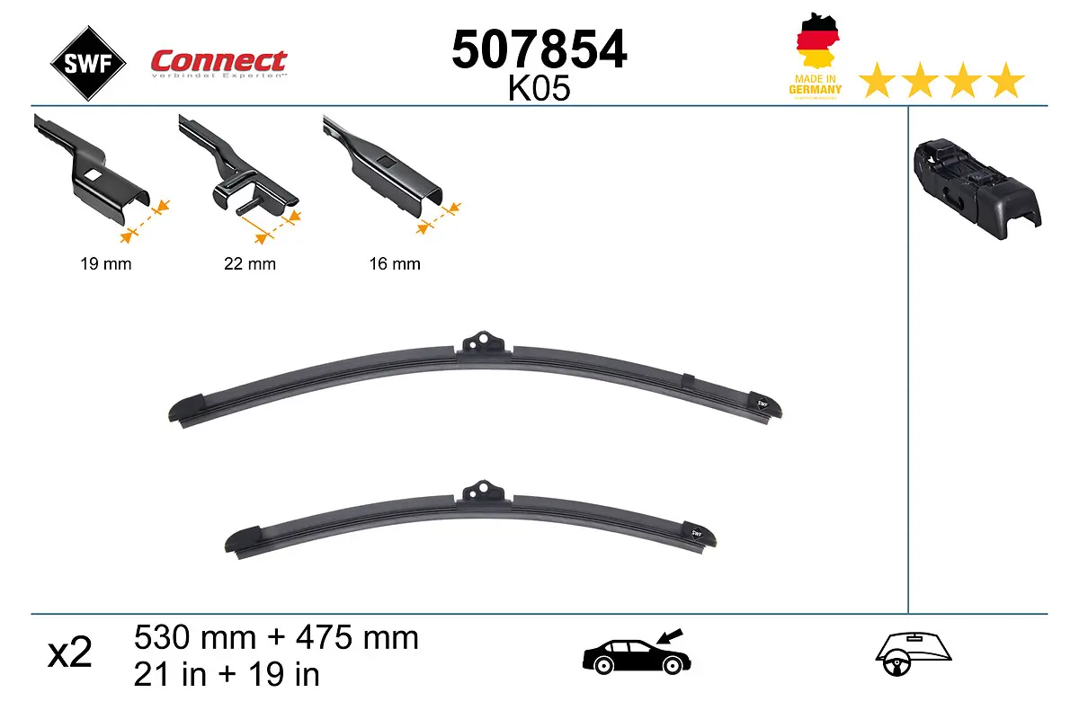 Wischblatt vorne SWF 507854