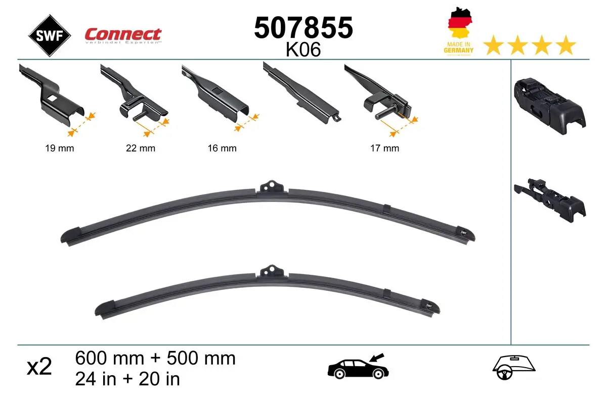 Wischblatt vorne SWF 507855