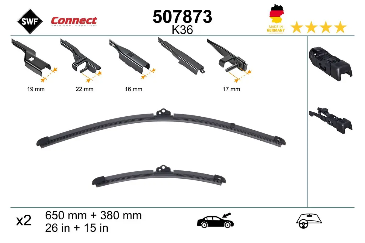 Wischblatt vorne SWF 507873