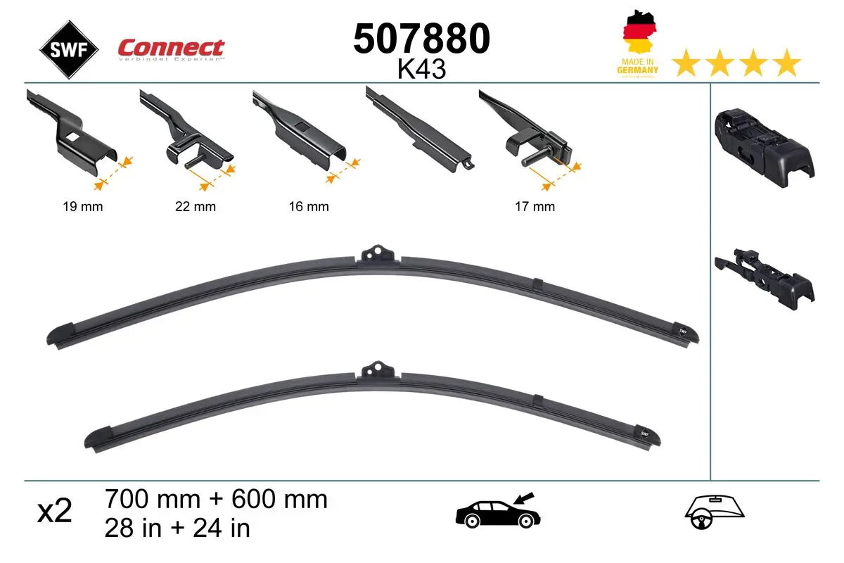 Wischblatt vorne SWF 507880