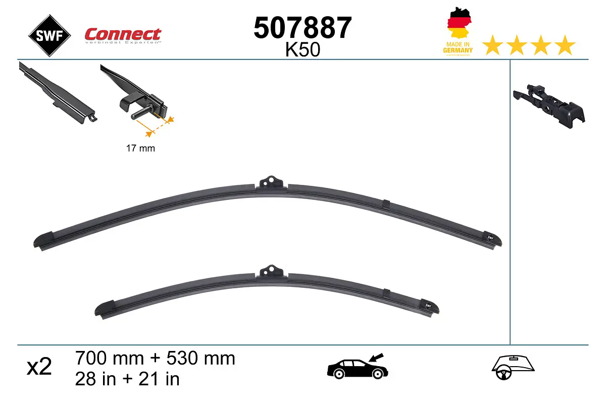 Wischblatt vorne SWF 507887