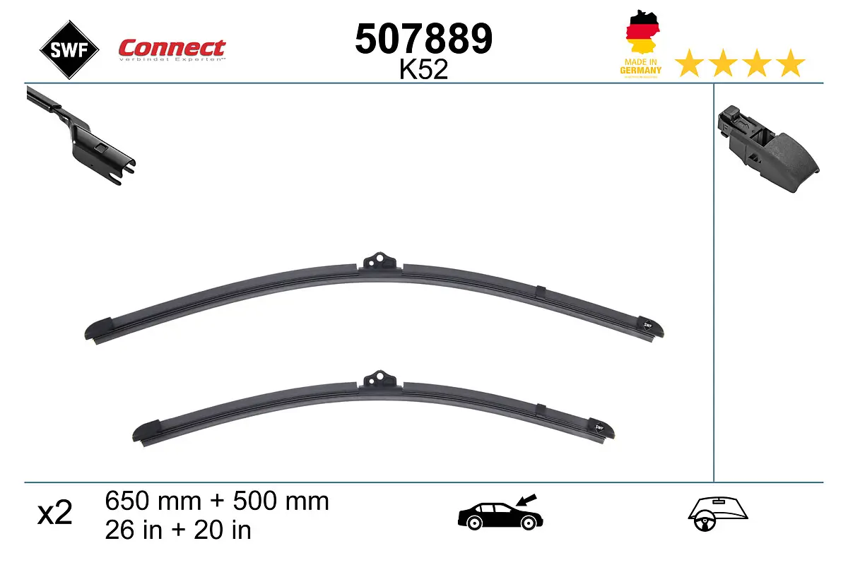 Wischblatt vorne SWF 507889
