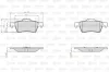 Bremsbelagsatz, Scheibenbremse Hinterachse VALEO 872482 Bild Bremsbelagsatz, Scheibenbremse Hinterachse VALEO 872482