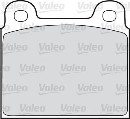 Bremsbelagsatz, Scheibenbremse Vorderachse VALEO 598111 Bild Bremsbelagsatz, Scheibenbremse Vorderachse VALEO 598111