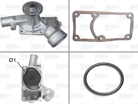Wasserpumpe, Motorkühlung VALEO 506031 Bild Wasserpumpe, Motorkühlung VALEO 506031