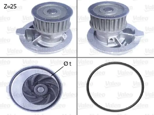 Wasserpumpe, Motorkühlung VALEO 506309