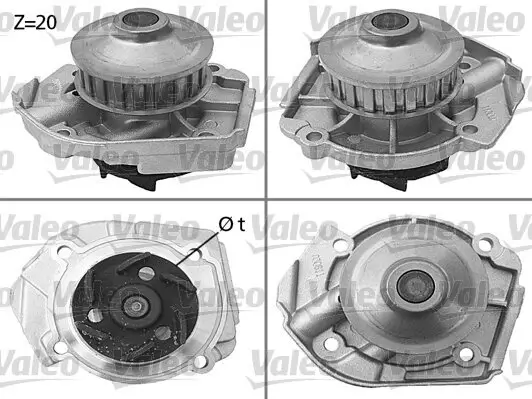 Wasserpumpe, Motorkühlung VALEO 506397