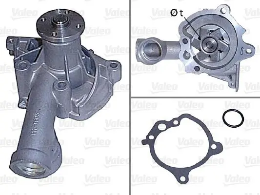 Wasserpumpe, Motorkühlung VALEO 506404 Bild Wasserpumpe, Motorkühlung VALEO 506404