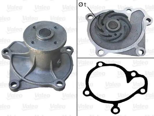 Wasserpumpe, Motorkühlung VALEO 506413 Bild Wasserpumpe, Motorkühlung VALEO 506413