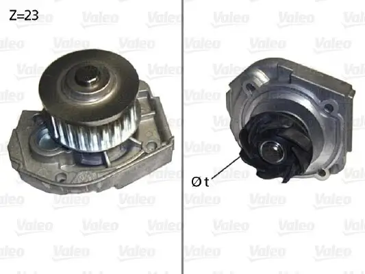 Wasserpumpe, Motorkühlung VALEO 506598 Bild Wasserpumpe, Motorkühlung VALEO 506598
