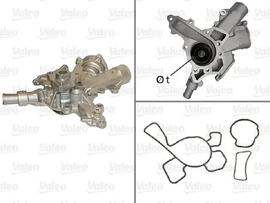 Wasserpumpe, Motorkühlung VALEO 506601 Bild Wasserpumpe, Motorkühlung VALEO 506601