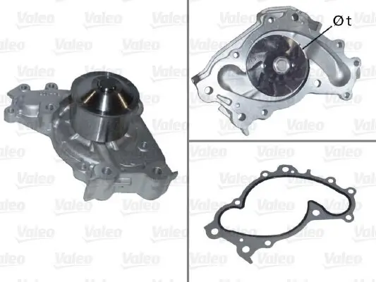 Wasserpumpe, Motorkühlung VALEO 506618 Bild Wasserpumpe, Motorkühlung VALEO 506618