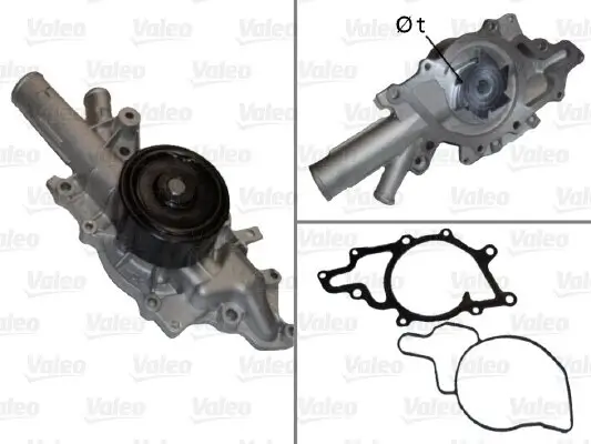 Wasserpumpe, Motorkühlung VALEO 506676