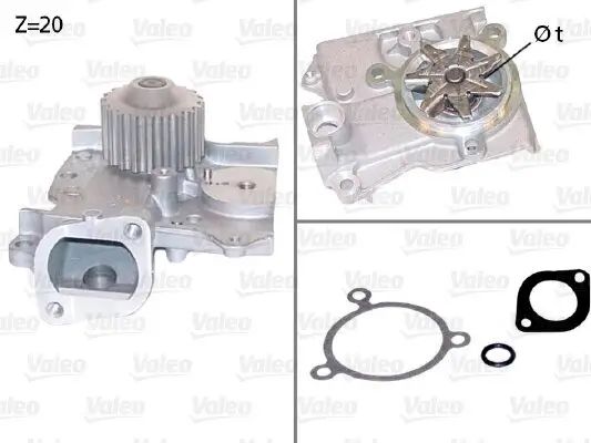 Wasserpumpe, Motorkühlung VALEO 506685 Bild Wasserpumpe, Motorkühlung VALEO 506685