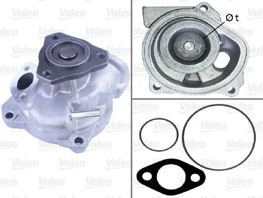 Wasserpumpe, Motorkühlung VALEO 506713 Bild Wasserpumpe, Motorkühlung VALEO 506713