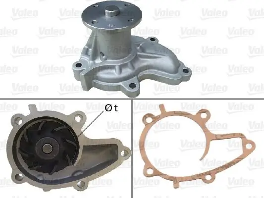 Wasserpumpe, Motorkühlung VALEO 506737 Bild Wasserpumpe, Motorkühlung VALEO 506737