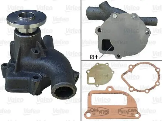 Wasserpumpe, Motorkühlung VALEO 506779 Bild Wasserpumpe, Motorkühlung VALEO 506779
