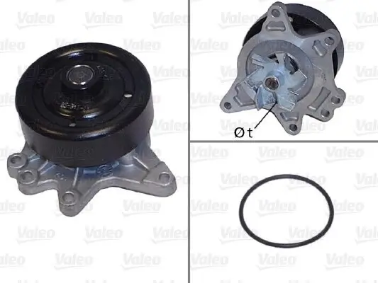 Wasserpumpe, Motorkühlung VALEO 506844 Bild Wasserpumpe, Motorkühlung VALEO 506844