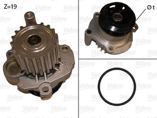 Wasserpumpe, Motorkühlung VALEO 506873 Bild Wasserpumpe, Motorkühlung VALEO 506873