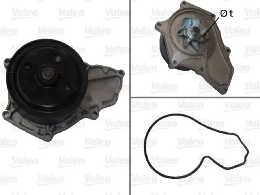 Wasserpumpe, Motorkühlung VALEO 506878