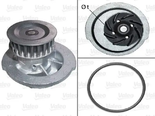 Wasserpumpe, Motorkühlung VALEO 506953 Bild Wasserpumpe, Motorkühlung VALEO 506953