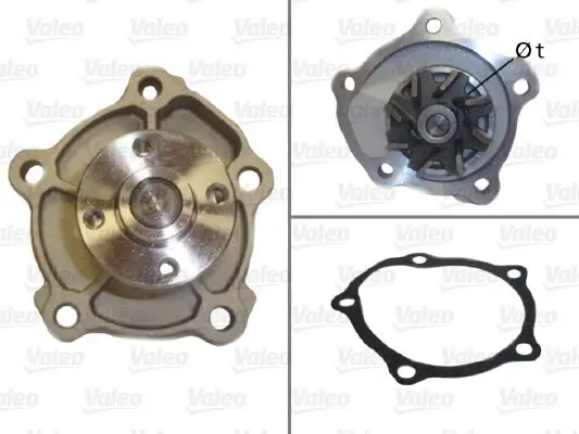 Wasserpumpe, Motorkühlung VALEO 506975 Bild Wasserpumpe, Motorkühlung VALEO 506975